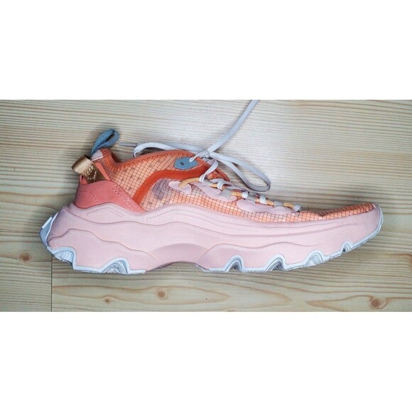 Sorel Kinetic Breakthru Tech Lace Up Sneakers Womens 9.5 Chalk Eraser Pink - Picture 3 of 9
